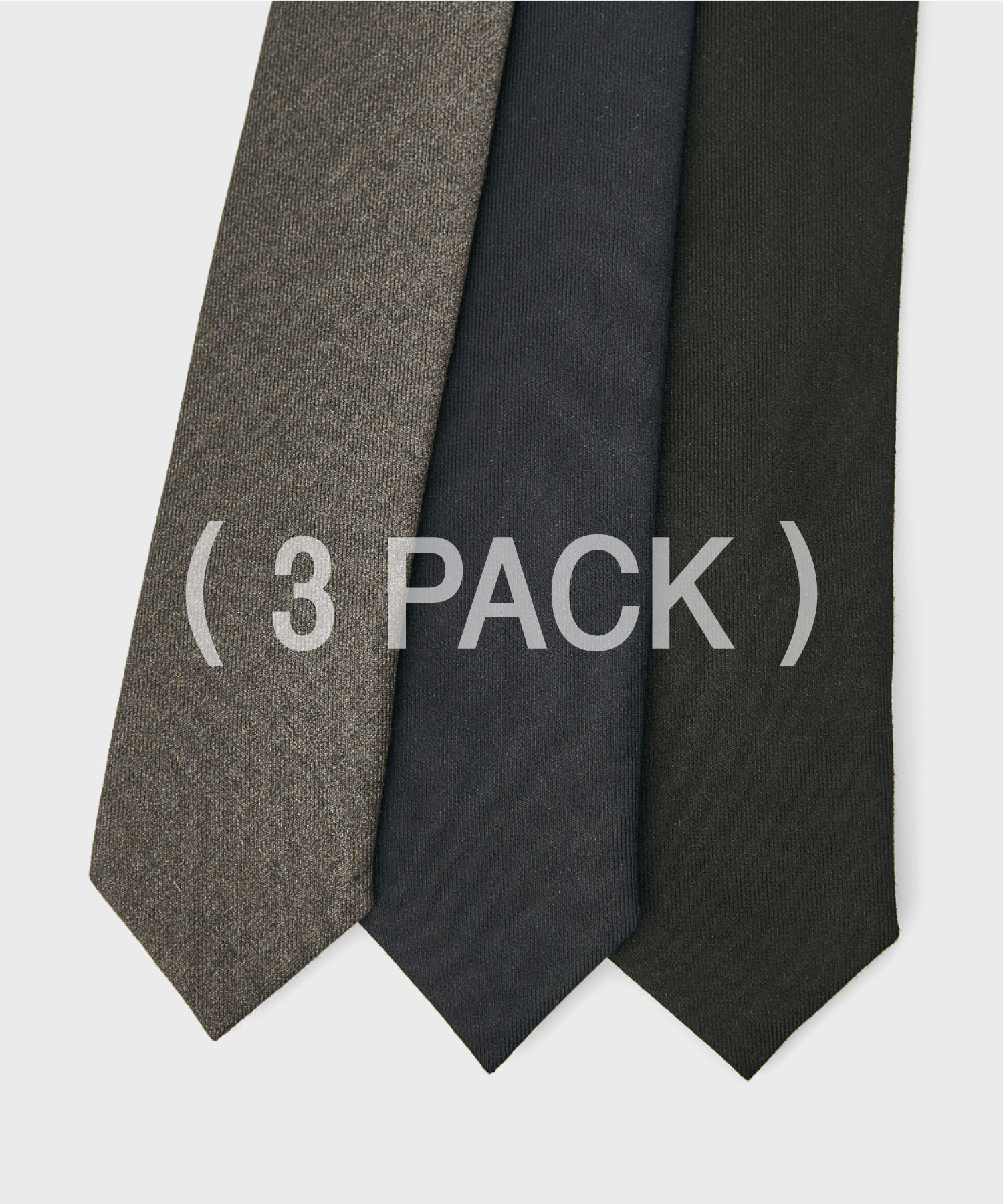 Newcomer basic tie_3 PACK