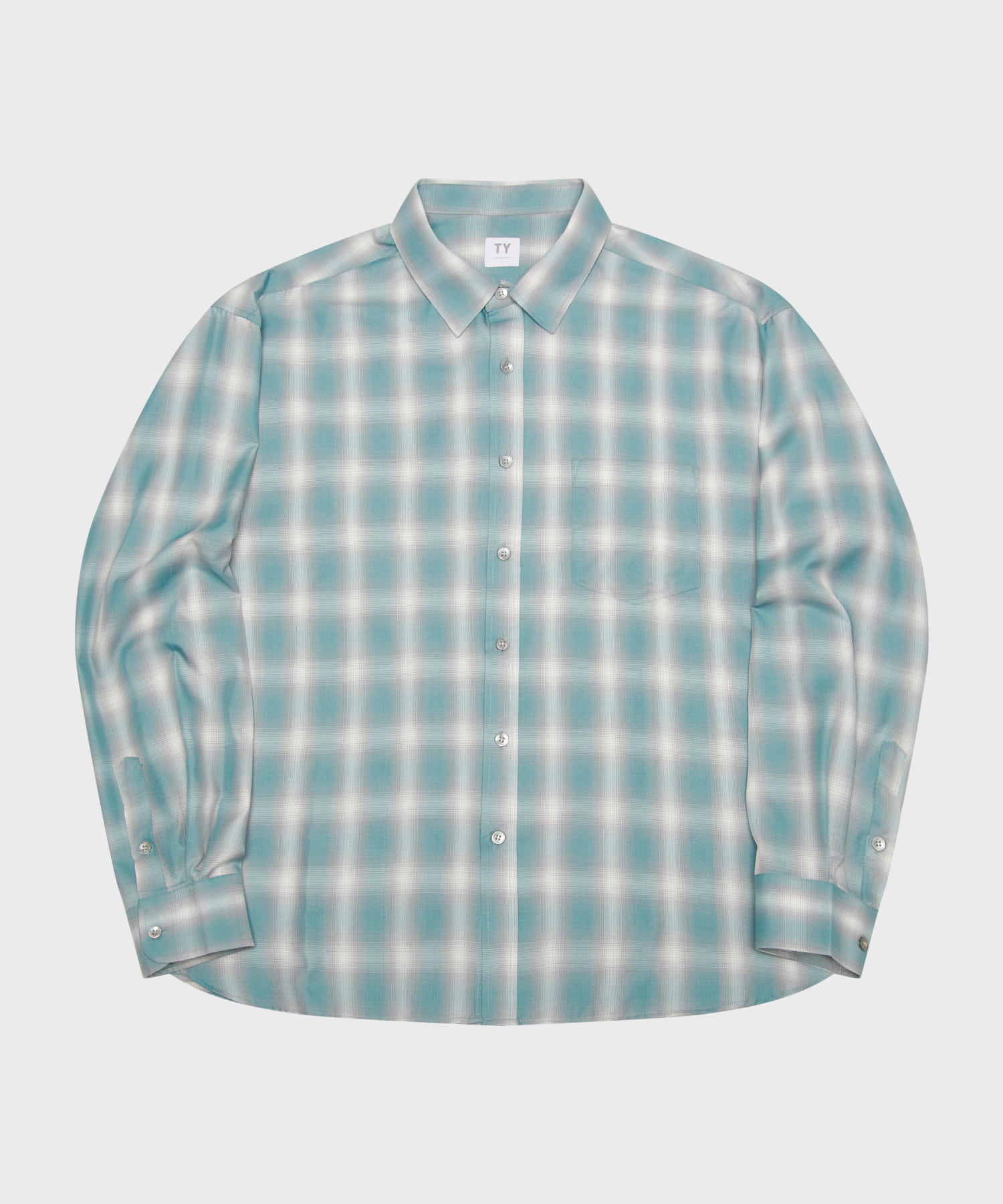 All day ombre shirt_Green