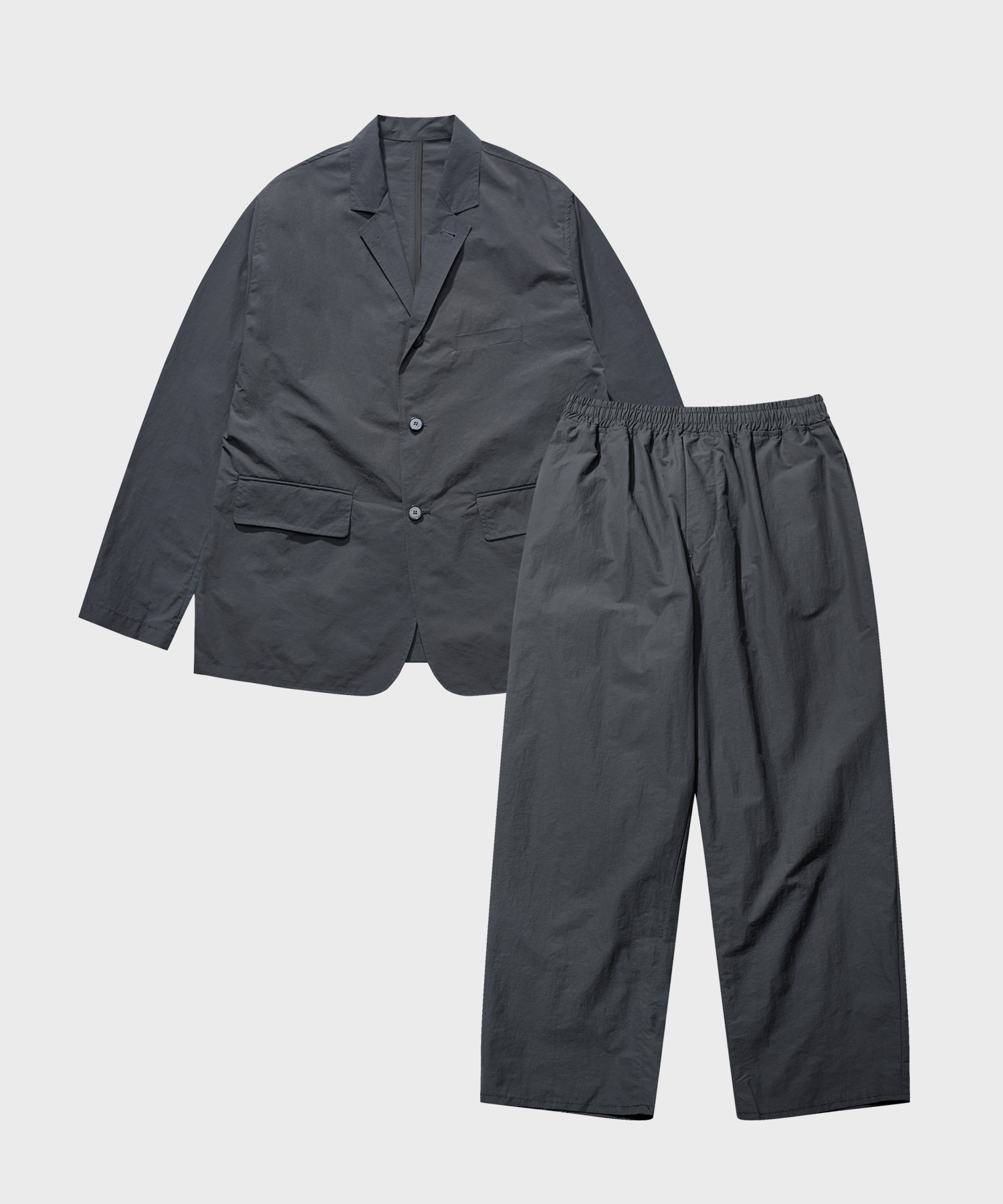 [SUMMER]office casual sports jacket setup_Charcoal