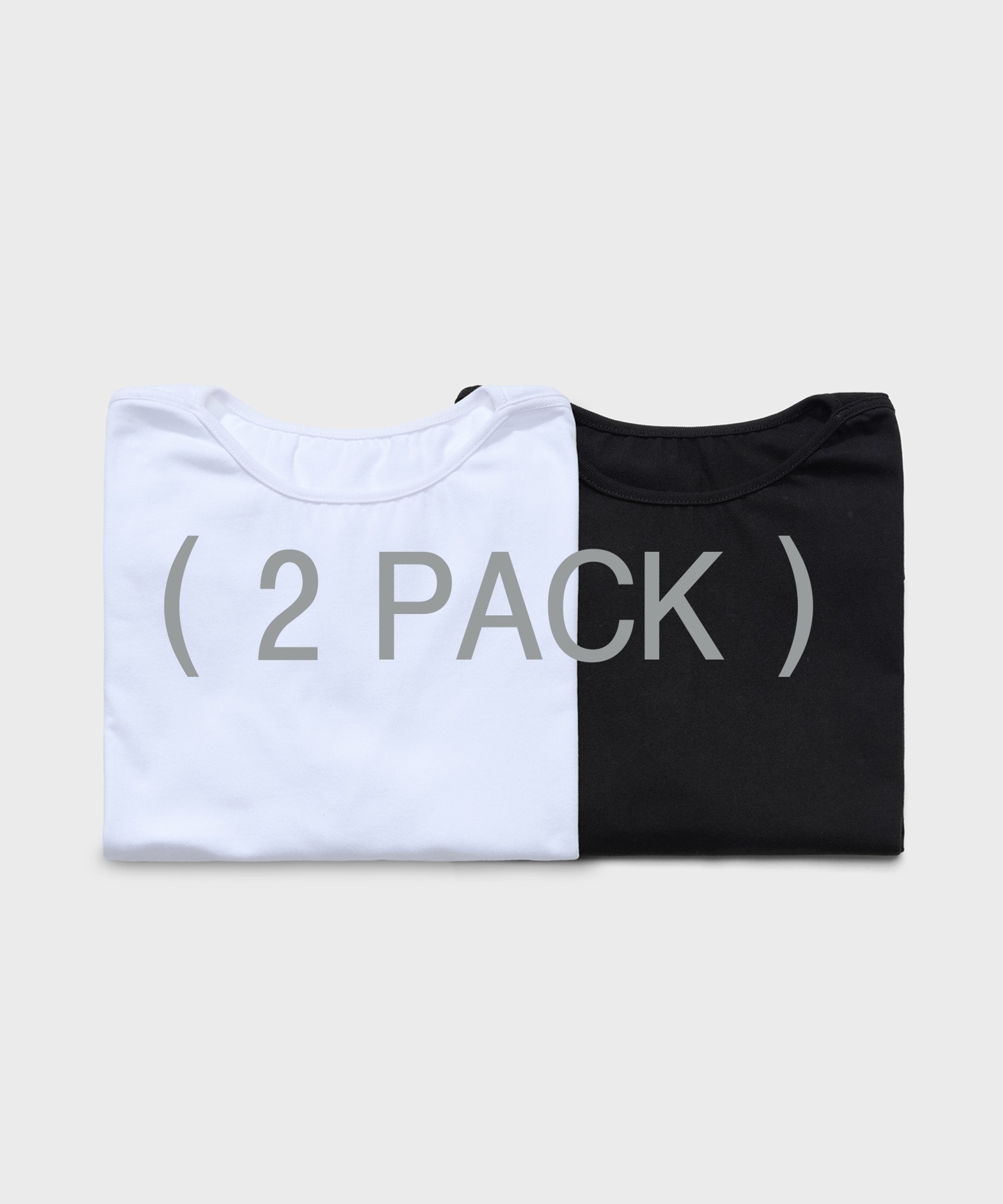 Boatneck short sleeve t-shirts_2Pack