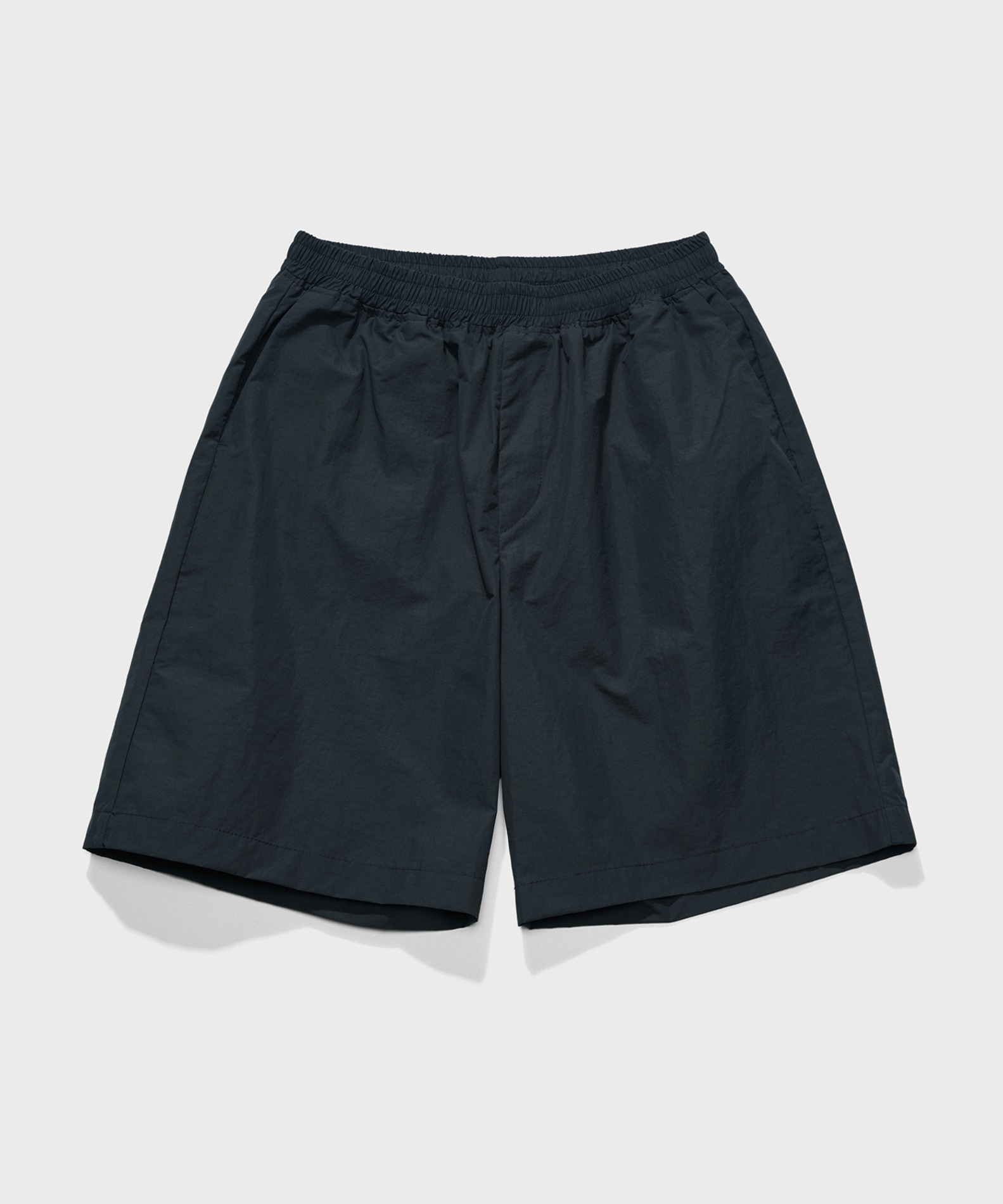office casual sports banding half pants_Charcoal